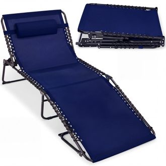 Best Choice Products Extra Wide Patio Chaise Lounge Chair, Portable Folding Recliner w/ 8 Positions
