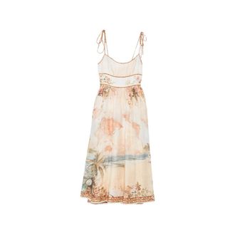 Zimmermann Midi Dresses, female, Multicolor, Size: L Mahon Picnic Dress