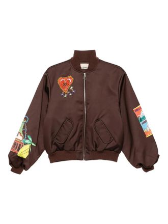 Alemais Jack met grafische print - Bruin