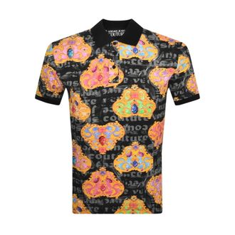 Versace Jeans Couture Polo Shirts, male, Multicolor, Size: 2XL Polo in Piquet