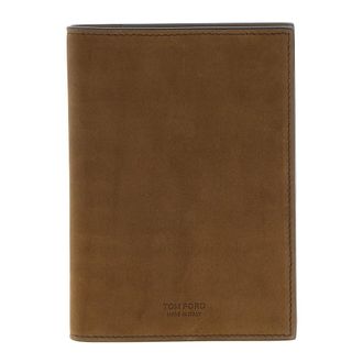 Tom Ford Wallets & Cardholders, male, Brown, Size: ONE SIZE Passport Holder
