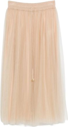 Fabiana Filippi Pleated Drawstring Skirt
