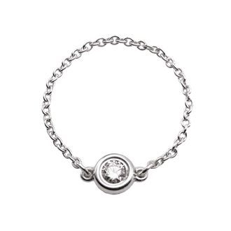 Tiffany & Co. Silver Clear Silver 925 Band Ring (Pre-Owned)