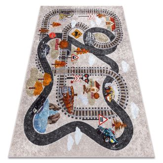 RugsX RugsX Junior Rug in Grey | Size: 200 cm x 290 cm