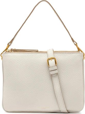 Gianni Chiarini Frida Schoudertas - Dames - Schoudertassen - Beige - ONE Size - Leer - Tassen