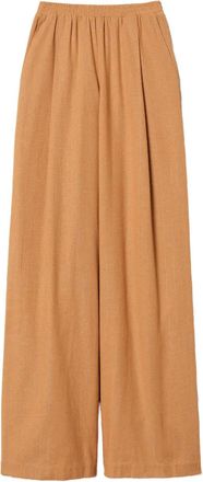 Twin-Set Palazzo broek met krijtstreep - Bruin