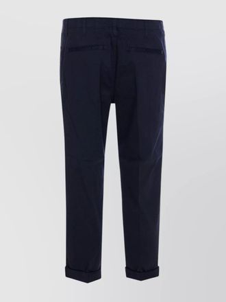 Dondup straight leg trousers with back and side pockets