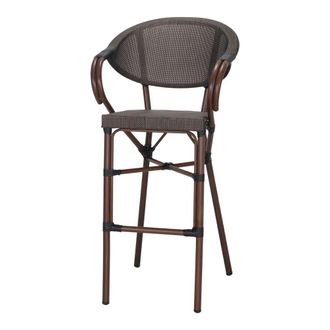 MisterWils Taburete Alto De Exterior Madra - Grafito - 113x57x57