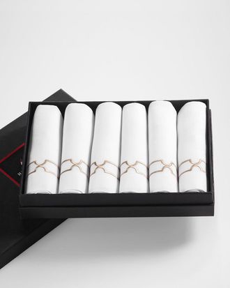 Haremlique Istanbul Topkapi Linen Guest Towels, Set of 6