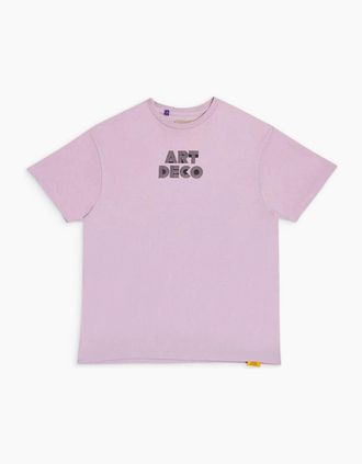 Gallery Dept. Mens Gallery Dept Art Deco T-Shirt in Lavender - Purple - Size: 40