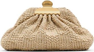 Marc Jacobs The Summer Woven Glam Small Clutch in Natural at Nordstrom