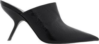 Ferragamo Elly 85 Embossed Leather Pumps, Size 7 C