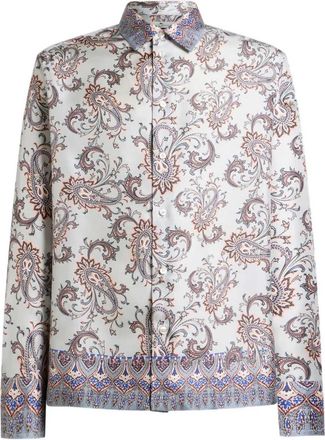Etro Etro Hemd mit Paisley-Blatt-Print