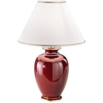 Kolarz Kolarz Giardino - Estilo De Vida Mesa De Sombra C&oacute;nica De Tela Dorado Pulido Claro, 1x E27