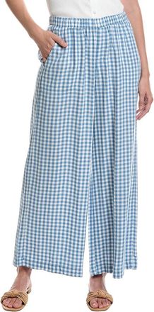 Splendid Linen Blend Palazzo Pant