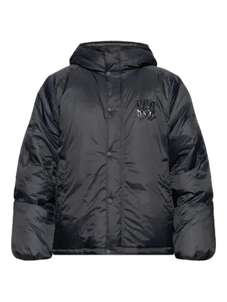 Amiri Jack met capuchon en logodetail - Zwart
