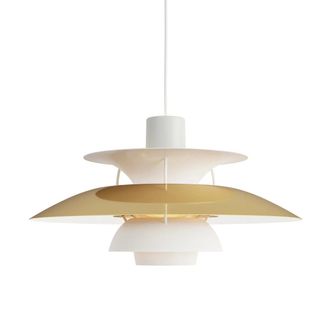 Louis Poulsen PH 5 Pendelleuchte, Messing
