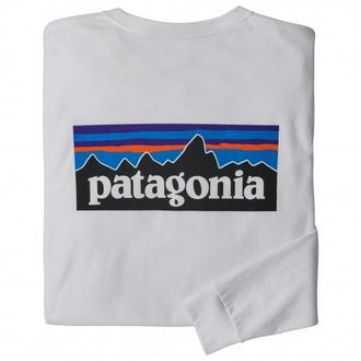 Patagonia L/S P-6 Logo Responsibili-Tee Longsleeve für Herren | grau