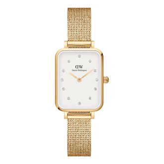 Daniel Wellington Gouden Quadro Horloge- Elegant en Functioneel - Dames - Horloges - Geel - ONE Size - Accessoires