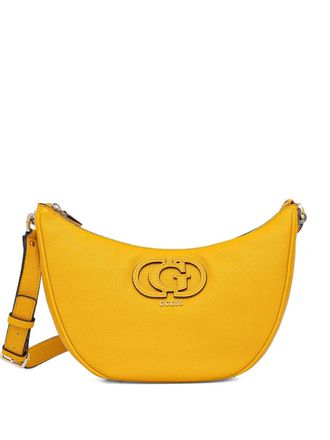 Guess Co logo shoulder bag - women - Polyurethane - One Size - Yellow
