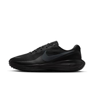 Nike Womens Revolution 8 Road Running Shoes (Extra Wide) in Black | HQ1995-003