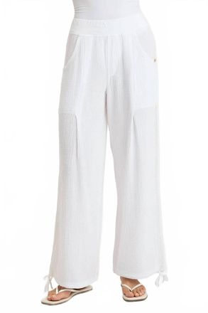 Xcvi Lenka Wide Leg Pants In White