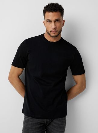 Le 31 Mens 100% organic cotton crew-neck T-shirt Standard fit