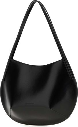 Jil Sander Leather Shoulder Bag - Black