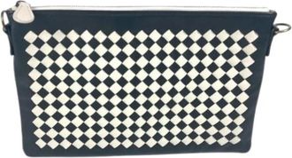 Bottega Veneta Pre-owned Vintage Clutch Bag - Dames - Vintage Clutch - Zwart - ONE Size - Leer - Vintage