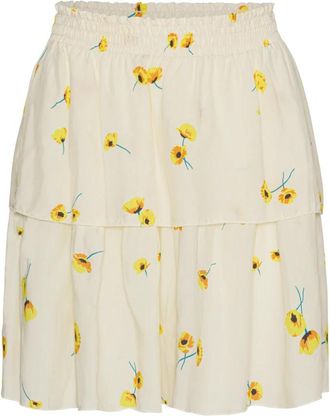 Americandreams Sally Short Skirt - Dames - Korte rokken - Beige - L - Rokken