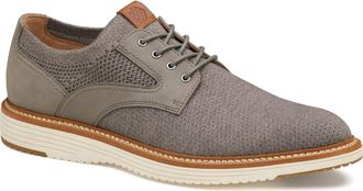 Johnston & Murphy Upton Plain Toe Knit Derby in Gray at Nordstrom, Size 10.5