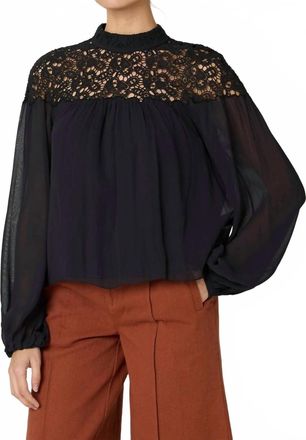 Cleobella Eloise Blouse In Black