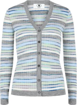 M Missoni Fitted Striped Cardigan