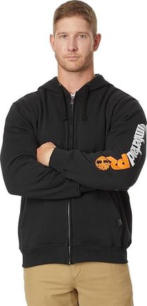 Timberland Hood Honcho Sport Full-Zip Hooded Sweatshirt Mens Sweatshirt Black : LG, Cotton/Polyester