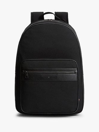 Tommy Hilfiger Logo Double Zip Dome Backpack