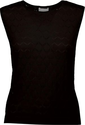 Allude Top in maglia - Nero