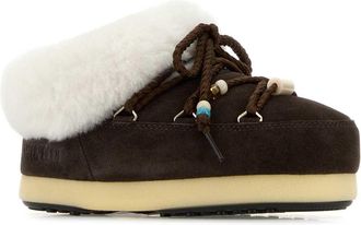 Moon Boot Womens Evx Boot Brown Suede