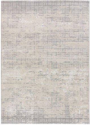 Atticgo Alfombra abstracta crema/gris 200x300 cm