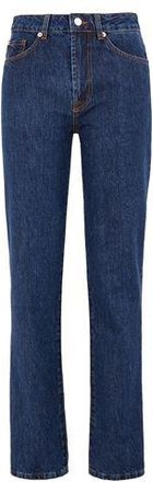 8 by YOOX ORGANIC COTTON STRAIGHT CUT JEAN