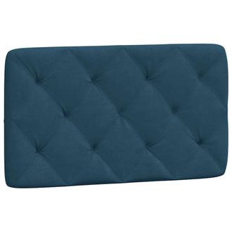 vidaXL Cabecero De Cama Acolchado Terciopelo Azul 90 Cm Vidaxl