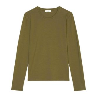 Marc O'Polo Dames, Tops, Groen, Maat: L Katoen