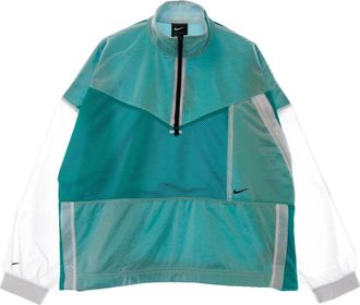 Nike Mesh Tech Pack Trainingspak Jas Groen/Wit/Zwart - Dames - Fitness - Groen - L - Polyester - Fitness