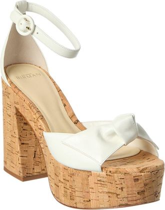 Alexandre Birman Maxi Clarita Flare 120 Leather Sandal