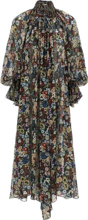 Khaite Abito Edgar a fiori - Nero