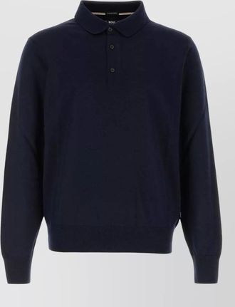HUGO BOSS wool polo shirt