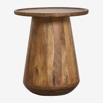 Sklum Comodino &Oslash;50 Cm In Legno Di Mango Naiara Sklum