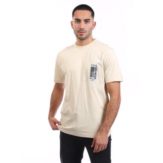 Off-white Mens Off White Scan Arrow Slim T-Shirt in Grey