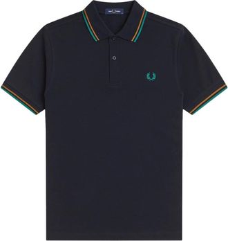 Fred Perry Hombre, Camisetas, Azul, Talla: XL