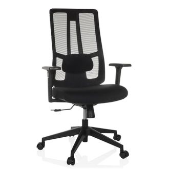 hjh OFFICE Silla de oficina profesional Tela / Tejido de malla Negro