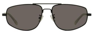 Bottega Veneta BV1125S Tapered Pilot Sunglasses - Black